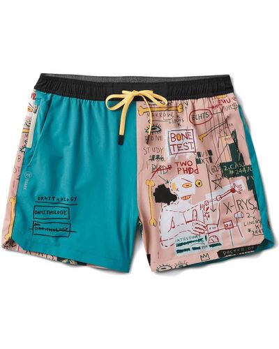 Roark Revival Basquiat Serrano 5 Inch Shorts Basquiat Serrano 5 Inch Shorts - Blue