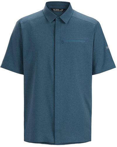 Arc'teryx Skyline Short Sleeve Shirt - Mel - Blue