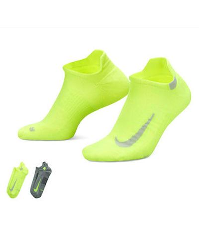 Nike 2pk Multiplier Sock 2pk Multiplier Sock - Yellow