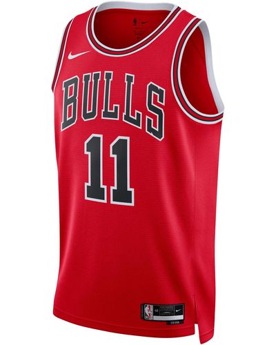 Nike Chicago Bulls Icon Edition 2022/23 Dri-fit Nba Swingman Jersey In Red,