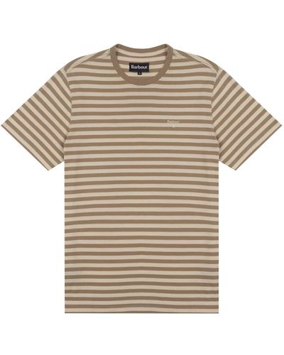 Barbour Delamere Stripe T-shirt - Natural