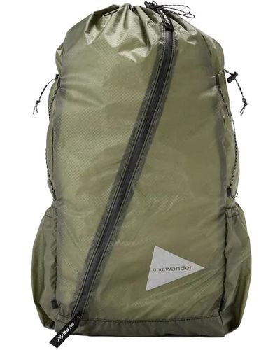 and wander Sil Daypack - Green