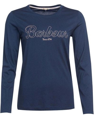 Barbour Ginny Lounge L/s T-shirt - Blue