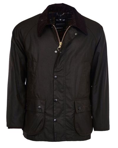 Barbour Classic Bedale Wax Jacket Olive - Black