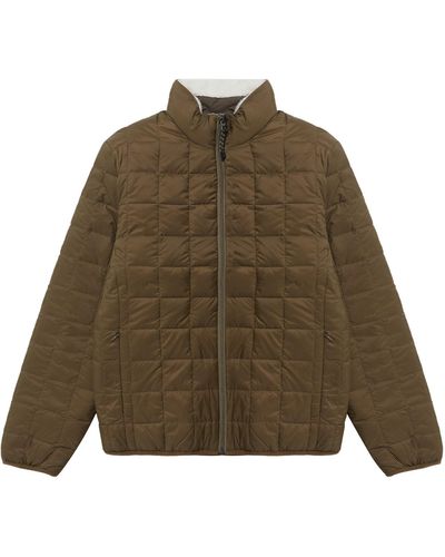 Taion Down Boa Reversible Jacket Olive - Green