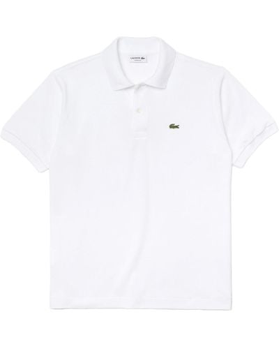 Lacoste Short Sleeved Slim Fit Polo Ph4012 - White