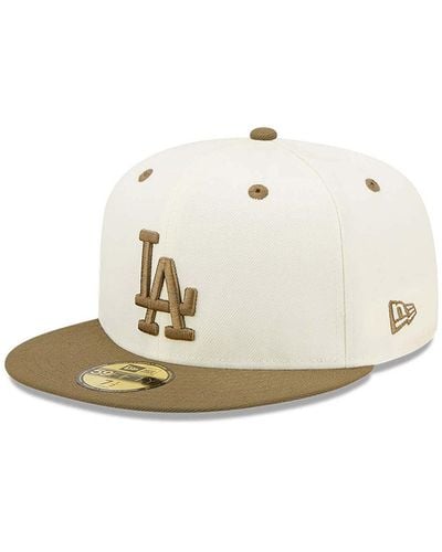 KTZ Los Angeles Dodgers Gold Stated 59fifty Fitted Cap in Black for Men