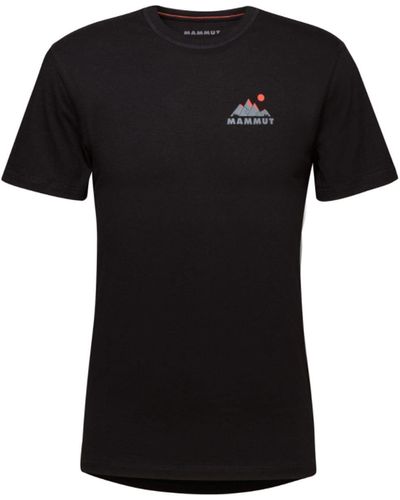 Black Mammut T-shirts for Men | Lyst