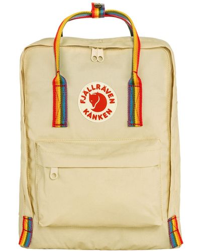Fjallraven Fjallraven Kanken Rainbow Classic Backpack Light Oak - Natural