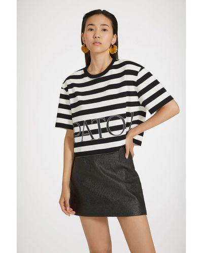 Patou Boxy Striped T-Shirt - Multicolour