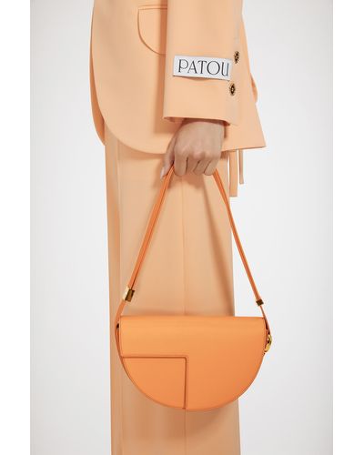 Patou Le Tasche aus Leder - Orange
