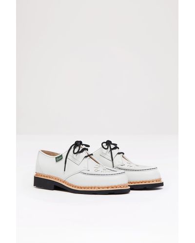 Patou Stringate in pelle x Paraboot - Bianco