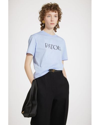 Patou オーガニックコットン パトゥロゴtシャツ - ホワイト