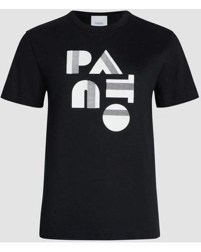 Patou Art Deco T-Shirt - Black