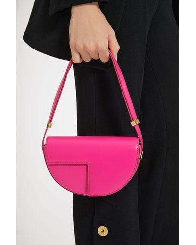 Patou Le Petit Tasche aus Leder - Pink