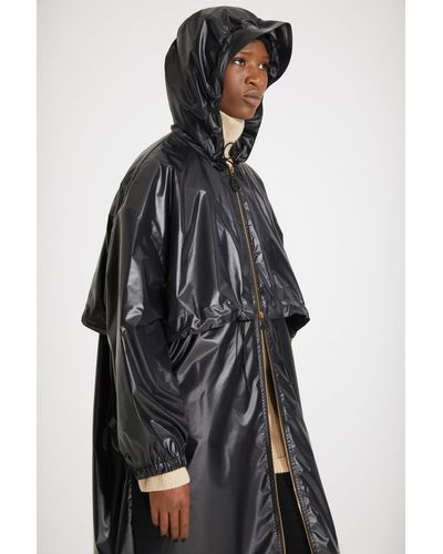 Patou Signature Raincoat - Black