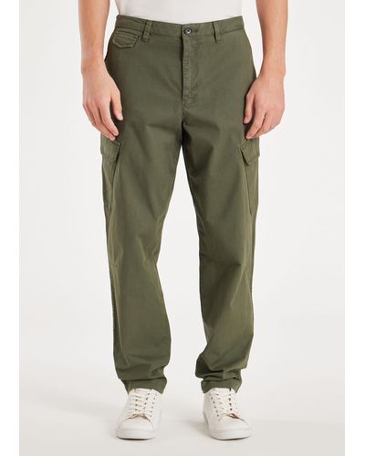 Paul Smith Mens Cargo Trouser Bs Zeb - Green