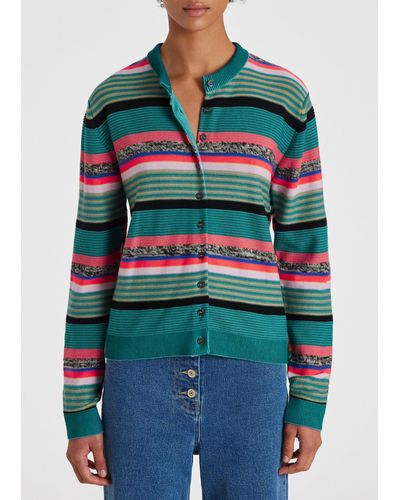 Paul Smith Womens Knitted Crew Neck - Blue