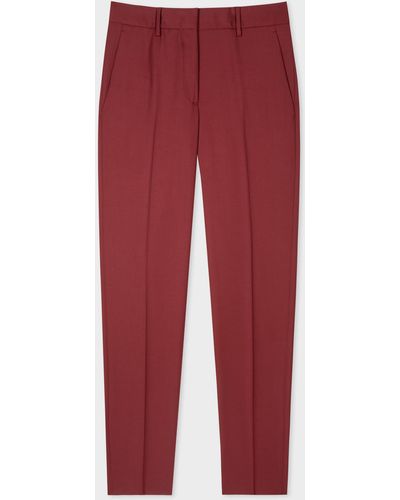 Paul Smith  LightPink Soho SlimFit Wool and MohairBlend Suit Trousers   Men  Pink Paul Smith