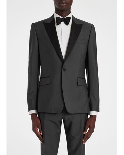 Paul Smith Mens Tailored Fit 2 Btn Suit - Gray