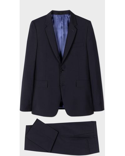 Paul Smith The Kensington - Slim-fit Dark Navy Wool Two-button Suit - Blue