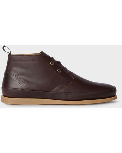 PS by Paul Smith Mens Shoe Cleon Chocolate - Brown