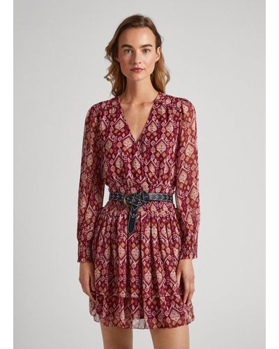 Robe pepe hotsell jeans rouge