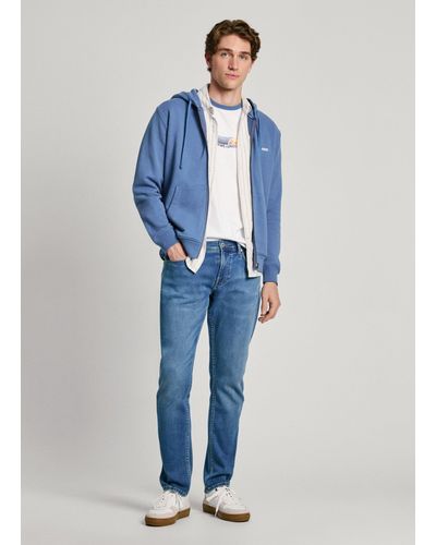 Pepe Jeans Jeans slim fit regular waist - track - Blau