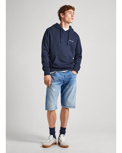 Pepe Jeans Bermuda in denim taper fit - Blu