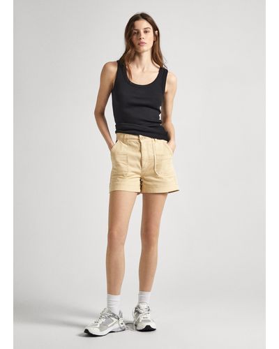 Pepe Jeans Shorts baumwolle gefärbt - Mehrfarbig