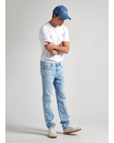 Pepe Jeans Jeans fit slim y tiro regular - hatch - Azul
