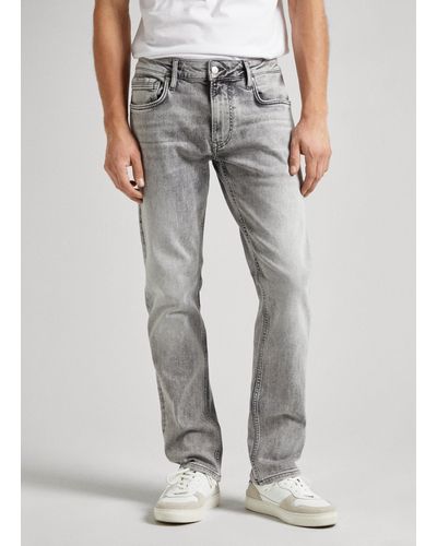 Pepe Jeans Jean regular fit taille normale - Blanc