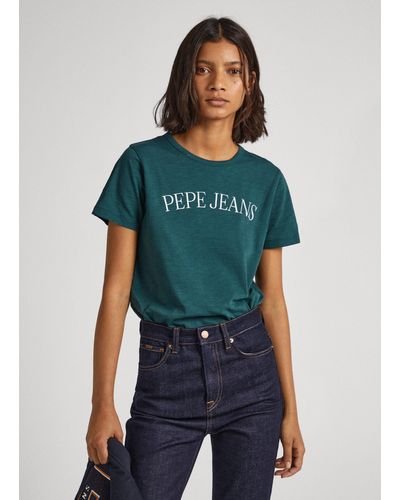 Camisetas y tops Pepe Jeans de mujer Rebajas en l nea hasta el
