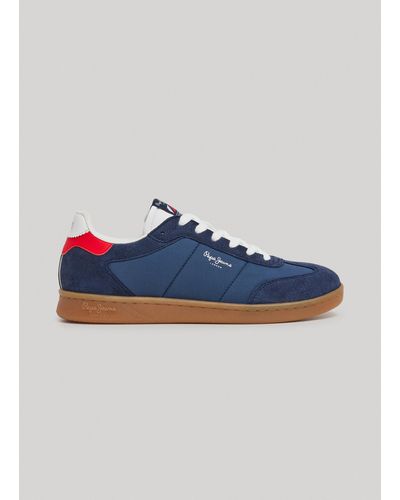 Pepe Jeans Sneakers basiques combinés - Bleu