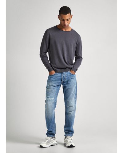 Pepe Jeans Jeans taper vita regular - Blu