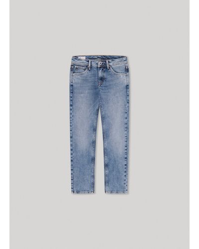 Pepe Jeans Jean coupe slim taille normale - Bleu
