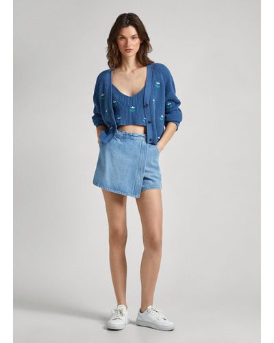 Pepe Jeans Shorts denim regular - Blu