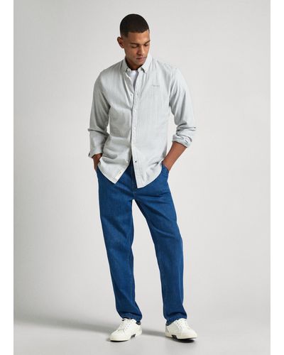 Pepe Jeans Jeans fit relaxed y tiro caído - Azul
