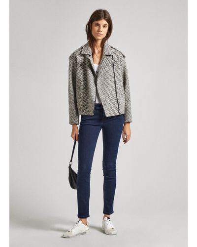 Slim Taille Basse Un Bouton PL204585 Jeans Pepe Jeans en coloris