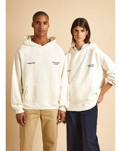Pepe Jeans Hoodie unisex relaxed fit - Natur