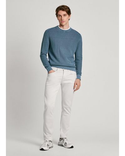 Pepe Jeans Jeans slim fit regular waist - track - Blau