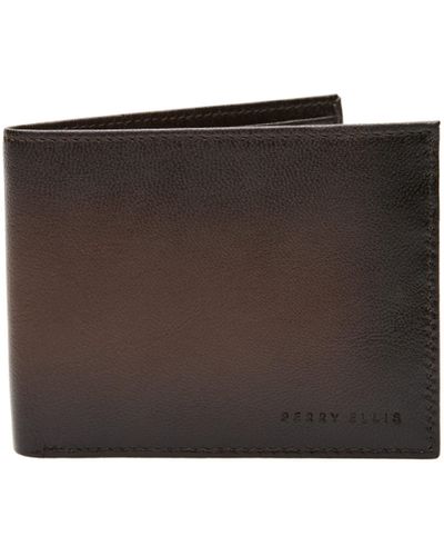 Brown Perry Ellis Wallets and cardholders for Men | Lyst