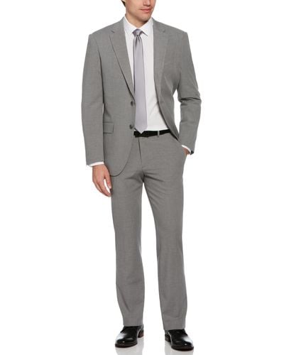 Perry ellis charcoal on sale suit