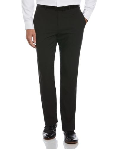 Perry Ellis Slim Fit Tech Portfolio Dress Pants - Black