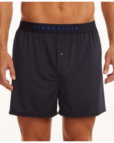 Blue Perry Ellis Underwear for Men | Lyst