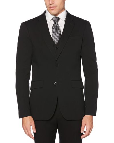 Perry Ellis Very Slim Fit Performance Tech Suit Jacket - Black