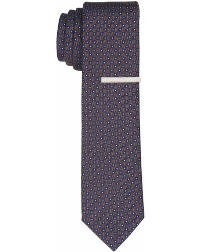 Perry Ellis Dovalle Mini Tie - Purple