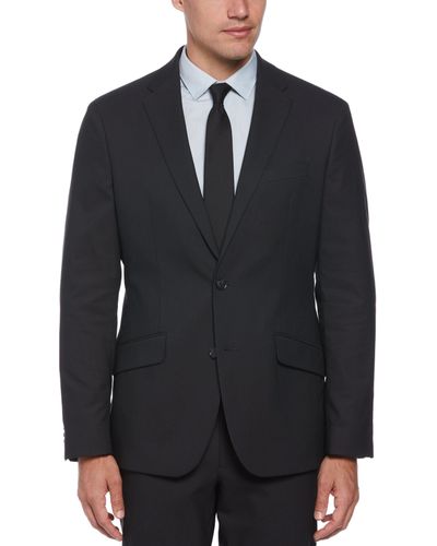 Perry Ellis Slim Fit Stretch Washable Suit Jacket - Black