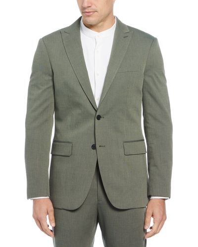 Perry Ellis Slim Fit Peak Lapel Louis Suit Jacket - Green