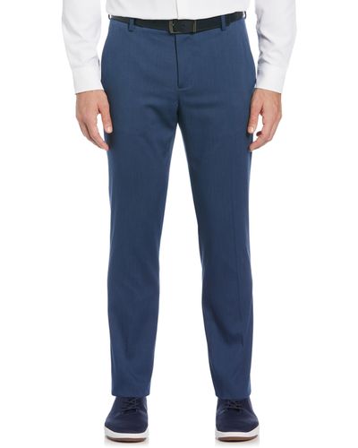 Perry Ellis Slim Fit Performance Tech Suit Pant - Blue